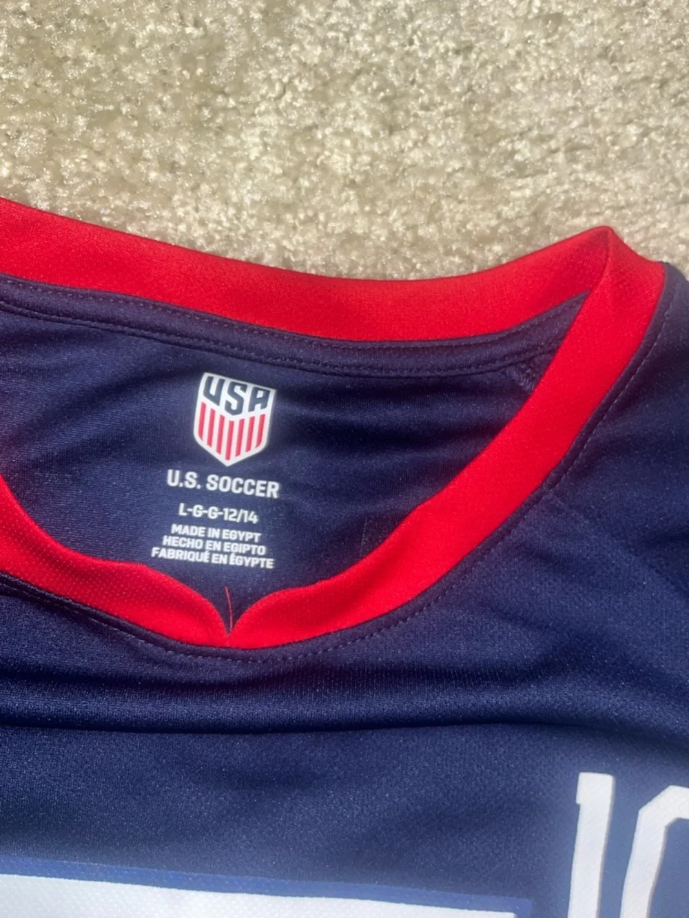 USA Youth Soccer Jersey - Navy & Red